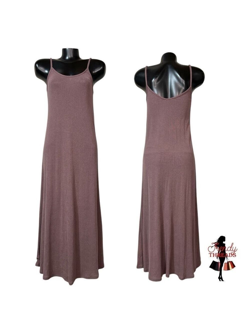 Zara Knit Midi Dress Small Mauve Purple Bohemian Romantic Cottagecore Semi-Sheer - Picture 1 of 10